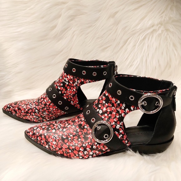 Rebecca Minkoff Kianna Floral Ankle Booties New - Picture 5 of 15